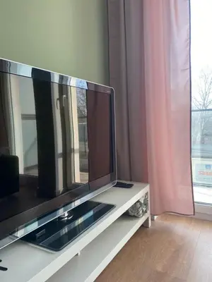 Telewizja i/lub zestaw kina domowego w obiekcie Airport Green Apartment KL21 - air condition & free parking