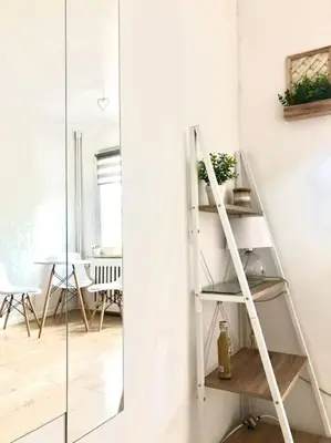 Plan piętra w obiekcie miejskie mieszkanie