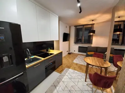 Plan piętra w obiekcie Kвартира Warszawa 2