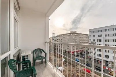 Balkon lub taras w obiekcie Puławska 23/25 by Homeprime