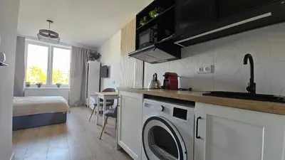 Kuchnia lub aneks kuchenny w obiekcie Apartament Dzielna