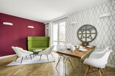 Część wypoczynkowa w obiekcie Piękny Apartament Fredola