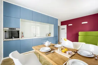Kuchnia lub aneks kuchenny w obiekcie Piękny Apartament Fredola