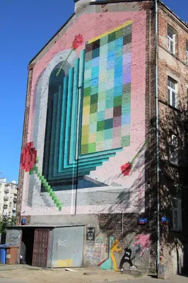 Budynek, w którym mieści się apartament