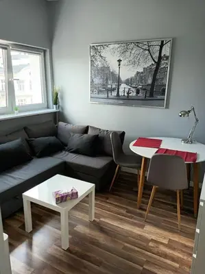 Część wypoczynkowa w obiekcie Apartament Złota 60- Warsaw