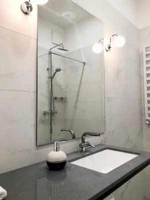 Łazienka w obiekcie Apartament 9, z oddzielną sypialnią!