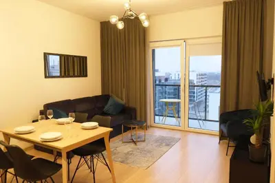 Część wypoczynkowa w obiekcie Apartament 9, z oddzielną sypialnią!