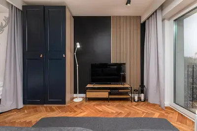 Telewizja i/lub zestaw kina domowego w obiekcie Bohdanowicza 2 by Homeprime