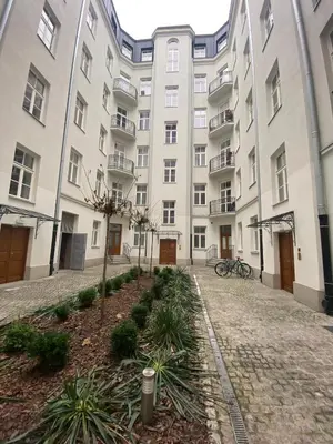 Budynek, w którym mieści się apartament