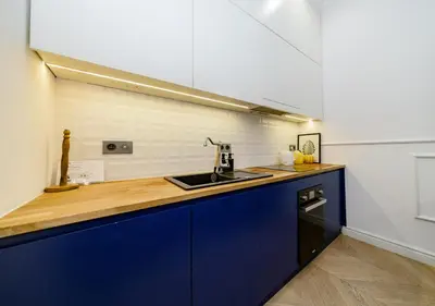 Kuchnia lub aneks kuchenny w obiekcie Apartament Żurawia street