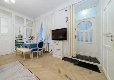 Telewizja i/lub zestaw kina domowego w obiekcie Apartament Żurawia street