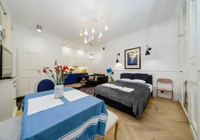 Łóżko lub łóżka w pokoju w obiekcie Apartament Żurawia street