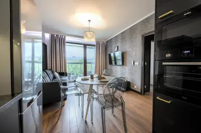 Kuchnia lub aneks kuchenny w obiekcie Mayad Residence