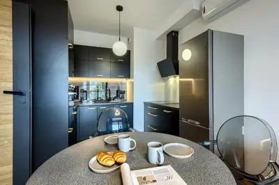 Kuchnia lub aneks kuchenny w obiekcie Mayad Residence