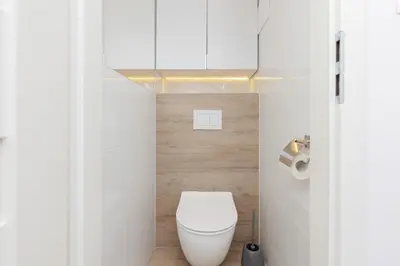 Łazienka w obiekcie Warsaw Portofino Apartment by Noclegi Renters