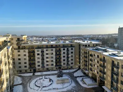 Obiekt Sunny Life Apartment zimą