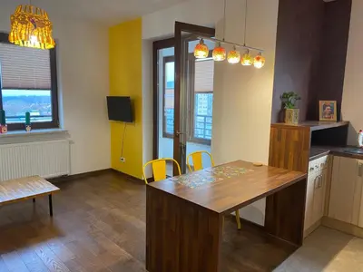 Telewizja i/lub zestaw kina domowego w obiekcie Sunny Life Apartment