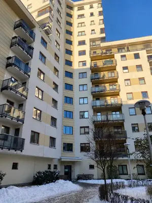 Budynek, w którym mieści się apartament