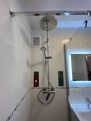 Łazienka w obiekcie Apartament w Centrum Warszawy III