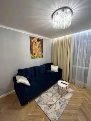 Część wypoczynkowa w obiekcie Apartament w Centrum Warszawy III