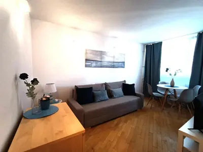 Część wypoczynkowa w obiekcie Rental Apartment Trębacka