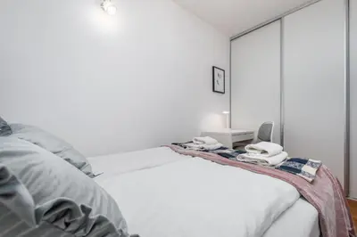 Łóżko lub łóżka w pokoju w obiekcie Wiartel 8 by Homeprime