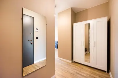 Plan piętra w obiekcie High Wilanów Elegant Apartment by BookingHost