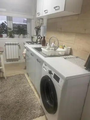 Kuchnia lub aneks kuchenny w obiekcie Pokoje Gościnne Ząbki k. Warszawy