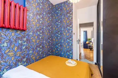 Łóżko lub łóżka w pokoju w obiekcie Tarchomińska 6 SuperApart - Kameralny apartament