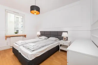 Łóżko lub łóżka w pokoju w obiekcie Apartament Polna by Your Freedom