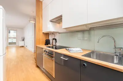 Kuchnia lub aneks kuchenny w obiekcie Apartament Polna by Your Freedom