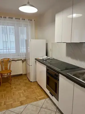 Kuchnia lub aneks kuchenny w obiekcie Apartment Kabaty