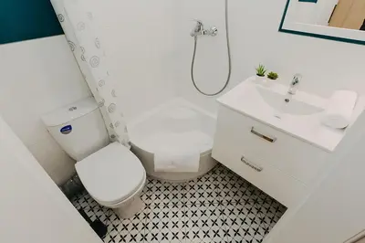 Łazienka w obiekcie 23 MGR Rooms Sonata