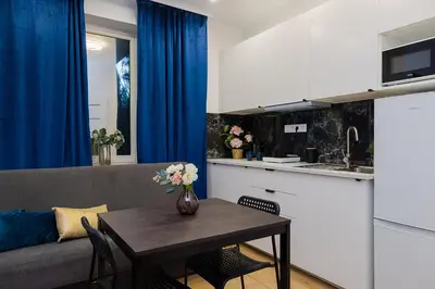 Kuchnia lub aneks kuchenny w obiekcie 23 MGR Rooms Sonata