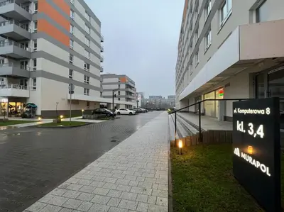 Budynek, w którym mieści się apartament