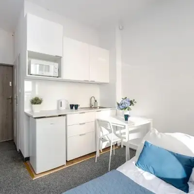 MiniStudio w Hostel Solec50 by Metro Station Centrum Kopernika Elektrownia Powisle 23 UNIT