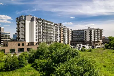 Budynek, w którym mieści się apartament