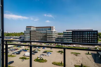 Budynek, w którym mieści się apartament