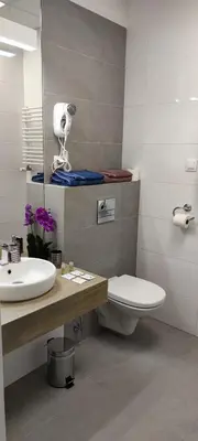 Łazienka w obiekcie Apartamenty Comfort na Alejach Jerozolimskich
