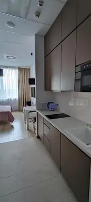 Kuchnia lub aneks kuchenny w obiekcie Apartamenty Comfort na Alejach Jerozolimskich