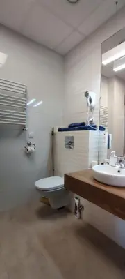 Łazienka w obiekcie Apartamenty Comfort na Alejach Jerozolimskich