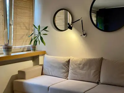 Część wypoczynkowa w obiekcie K22 Apartments centrum Warszawy