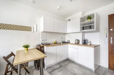 Kuchnia lub aneks kuchenny w obiekcie Labo Apartment Graniczna