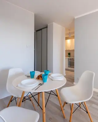 Kuchnia lub aneks kuchenny w obiekcie Anielewicza 36 - Good Apartments - dwupokojowy apartament, blisko Centrum