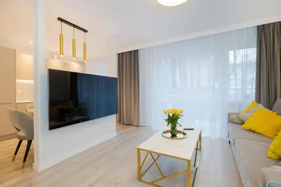 Telewizja i/lub zestaw kina domowego w obiekcie ShortStayPoland Sielecka (B108)