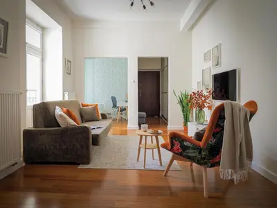 Telewizja i/lub zestaw kina domowego w obiekcie Enjoy Warsaw