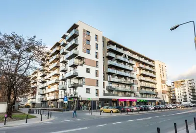 Budynek, w którym mieści się apartament
