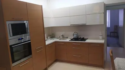 Kuchnia lub aneks kuchenny w obiekcie Apartament Szczęśliwicka