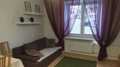 Część wypoczynkowa w obiekcie Apartament Szczęśliwicka