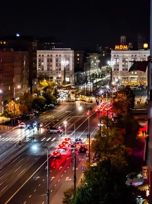 Widok na miasto Warszawa z tego apartamentu